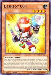 Deskbot 004 - Crossed Souls YuGiOh trading card