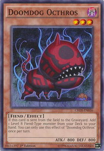 Doomdog Octhros - Crossed Souls (CROS) #CROS-EN036 - Common / Short Print YuGiOh Trading Card