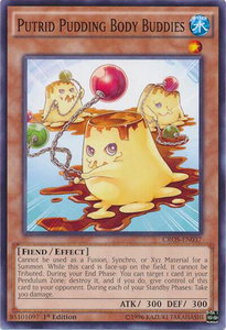 Putrid Pudding Body Buddies - Crossed Souls (CROS) #CROS-EN037 - Common / Short Print YuGiOh Trading Card