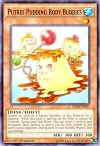Putrid Pudding Body Buddies trading card from Crossed Souls Putrid Pudding Body Buddies - Crossed Souls YuGiOh trading card