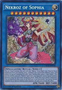 Nekroz of Sophia - Crossed Souls (CROS) #CROS-EN038 - Secret Rare YuGiOh Trading Card