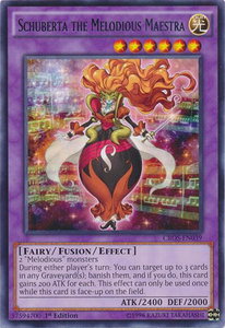 Schuberta the Melodious Maestra - Crossed Souls (CROS) #CROS-EN039 - Rare YuGiOh Trading Card