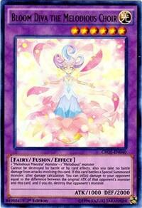 Bloom Diva the Melodious Choir - Crossed Souls (CROS) #CROS-EN040 - Ultra Rare YuGiOh Trading Card