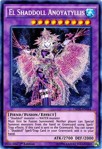 El Shaddoll Anoyatyllis - Crossed Souls (CROS) #CROS-EN044 - Secret Rare YuGiOh Trading Card