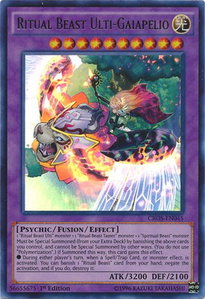 Ritual Beast Ulti-Gaiapelio - Crossed Souls (CROS) #CROS-EN045 - Ultra Rare YuGiOh Trading Card