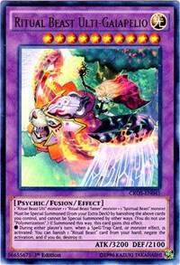 Ritual Beast Ulti-Gaiapelio - Crossed Souls YuGiOh trading card
