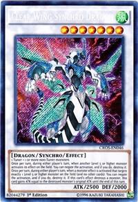 Clear Wing Synchro Dragon - Crossed Souls YuGiOh trading card