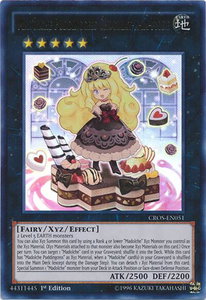 Madolche Puddingcess Chocolat-a-la-Mode - Crossed Souls (CROS) #CROS-EN051 - Ultra Rare YuGiOh Trading Card