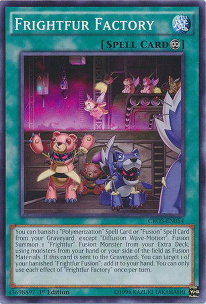 Frightfur Factory trading card from Crossed Souls Frightfur Factory - Crossed Souls YuGiOh trading card
