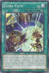 Zefra Path - Crossed Souls YuGiOh trading card