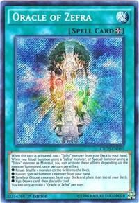 Oracle of Zefra - Crossed Souls (CROS) #CROS-EN060 - Secret Rare YuGiOh Trading Card