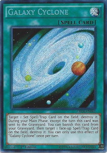 Galaxy Cyclone - Crossed Souls (CROS) #CROS-EN062 - Secret Rare YuGiOh Trading Card