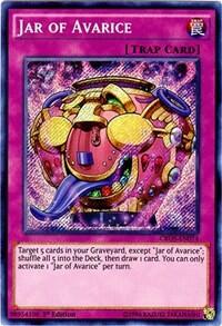 Jar of Avarice - Crossed Souls (CROS) #CROS-EN074 - Secret Rare YuGiOh Trading Card