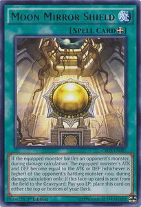 Moon Mirror Shield - Crossed Souls (CROS) #CROS-EN081 - Rare YuGiOh Trading Card