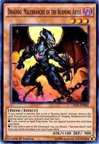 Draghig, Malebranche of the Burning Abyss - Crossed Souls YuGiOh trading card