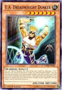 U.A. Dreadnought Dunker - Crossed Souls YuGiOh trading card
