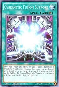Cybernetic Fusion Support - Crossed Souls (CROS) #CROS-EN092 - Common / Short Print YuGiOh Trading Card