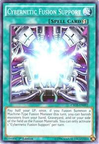 Cybernetic Fusion Support trading card from Crossed Souls Cybernetic Fusion Support - Crossed Souls YuGiOh trading card