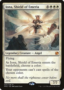 Iona, Shield of Emeria - Modern Masters 2015 (MM2) #20 - Mythic Rare Magic: The Gathering Trading Card