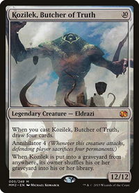 Kozilek, Butcher of Truth - Modern Masters 2015 (MM2) #5 - Mythic Magic: The Gathering Trading Card