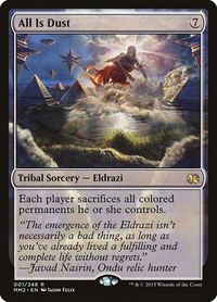 All Is Dust - Modern Masters 2015 (MM2) #1 - Rare Magic: The Gathering Trading Card