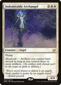 Indomitable Archangel - Modern Masters 2015 (MM2) #19 - Rare Magic: The Gathering Trading Card