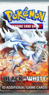 Black and White Booster Pack trading card from Black and White Black and White Booster Pack - Black and White Pokémon trading card