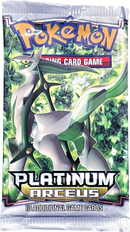 Arceus Booster Pack trading card from Arceus Arceus Booster Pack - Arceus Pokémon trading card