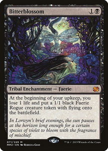 Bitterblossom - Modern Masters 2015 (MM2) #71 - Mythic Rare Magic: The Gathering Trading Card