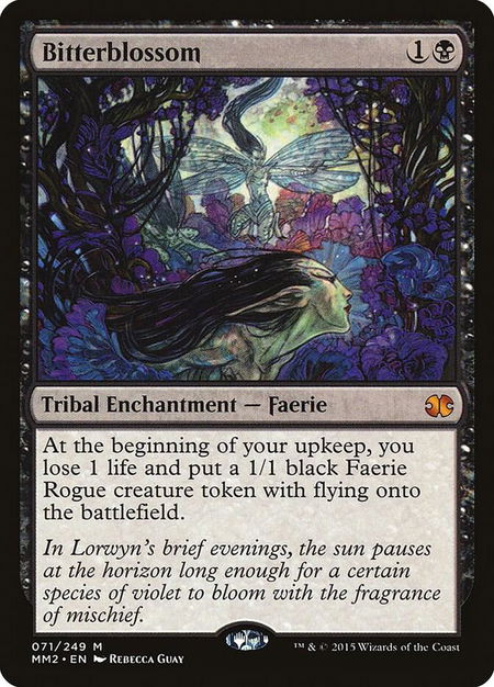 Bitterblossom - Modern Masters 2015 Magic: The Gathering trading card