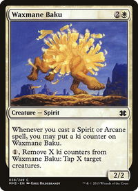 Waxmane Baku - Modern Masters 2015 (MM2) #38 - Common Magic: The Gathering Trading Card