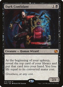Dark Confidant - Modern Masters 2015 (MM2) #75 - Mythic Rare Magic: The Gathering Trading Card