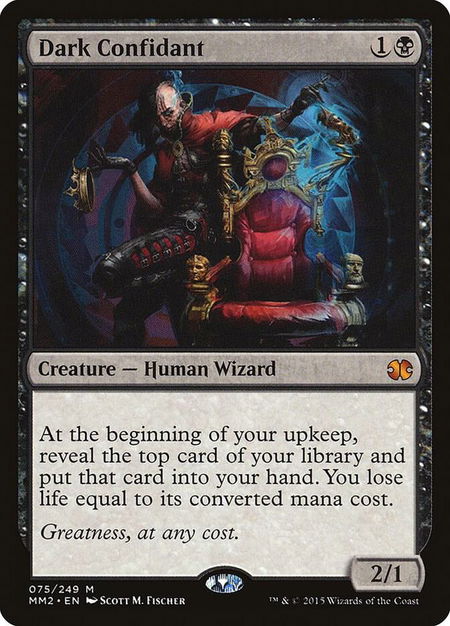 Dark Confidant - Modern Masters 2015 Magic: The Gathering trading card