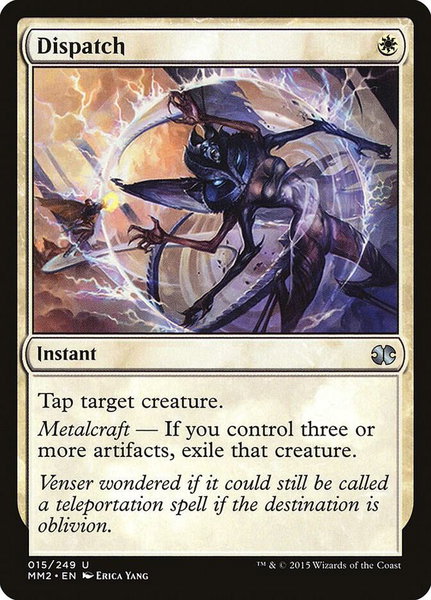 Dispatch trading card from Modern Masters 2015 Dispatch - Modern Masters 2015 Magic: The Gathering trading card