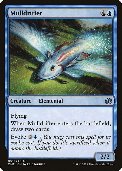 Mulldrifter trading card from Modern Masters 2015 Mulldrifter - Modern Masters 2015 Magic: The Gathering trading card