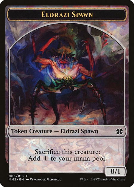 Eldrazi Spawn Token (003) - Modern Masters 2015 Magic: The Gathering trading card