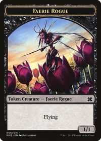 Faerie Rogue Token - Modern Masters 2015 (MM2) #6 - Token Magic: The Gathering Trading Card