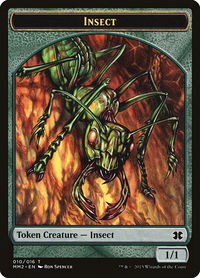 Insect Token - Modern Masters 2015 (MM2) #10 - Token Magic: The Gathering Trading Card