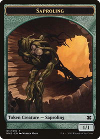 Saproling Token - Modern Masters 2015 (MM2) #11 - Token Magic: The Gathering Trading Card