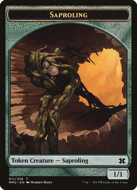 Saproling Token - Modern Masters 2015 Magic: The Gathering trading card