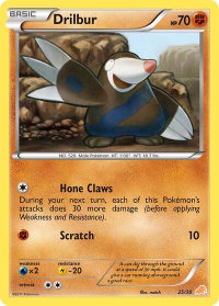 Drilbur (#25) - BW Trainer Kit: Excadrill & Zoroark (BLW) #25/30 - Common Pokémon Trading Card