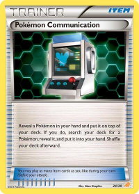 Pokemon Communication (Excadrill) - BW Trainer Kit: Excadrill & Zoroark (BLW) #24/30 - Common Pokémon Trading Card