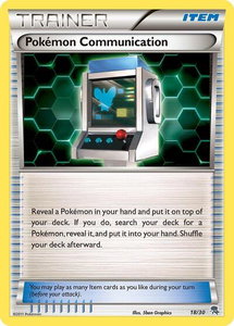 Pokemon Communication (Zoroark) - BW Trainer Kit: Excadrill & Zoroark (BLW) #18/30 - Common Pokémon Trading Card