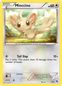 Minccino (#4) - BW Trainer Kit: Excadrill & Zoroark (BLW) #4/30 - Common Pokémon Trading Card