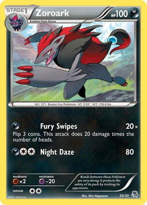 Zoroark (#30 Holo) - BW Trainer Kit: Excadrill & Zoroark (BLW) #30/30 - Common Pokémon Trading Card