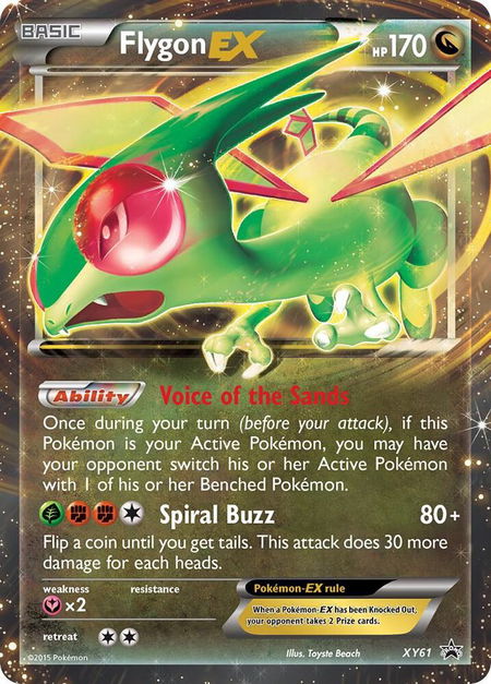 Flygon EX - XY Promos Pokémon trading card
