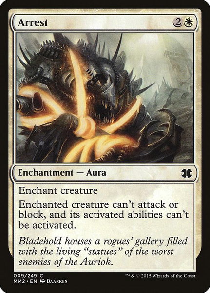 Arrest - Modern Masters 2015 Magic: The Gathering trading card
