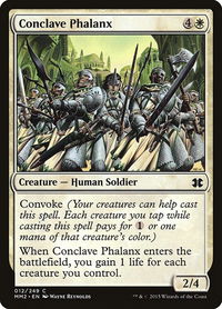 Conclave Phalanx - Modern Masters 2015 (MM2) #12 - Common Magic: The Gathering Trading Card