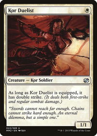 Kor Duelist - Modern Masters 2015 (MM2) #22 - Uncommon Magic: The Gathering Trading Card
