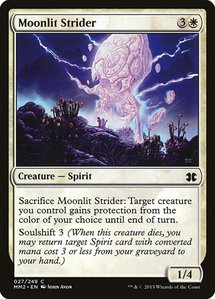 Moonlit Strider - Modern Masters 2015 (MM2) #27 - Common Magic: The Gathering Trading Card